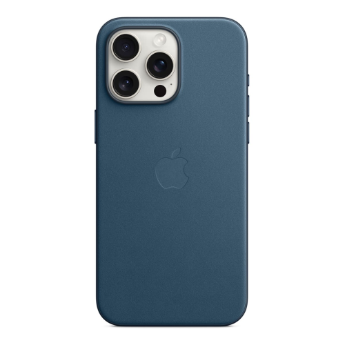 Чехол FineWoven Case для Apple iPhone 15 Pro Max с MagSafe Pacific Blue, синий купить в Донецке ДНР