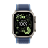 Apple Watch Ultra 3 (2025), 49 мм корпус из титана цвета «Natural», ремешок Trail Loop размера S/M цвета «Blue/Bright Blue»