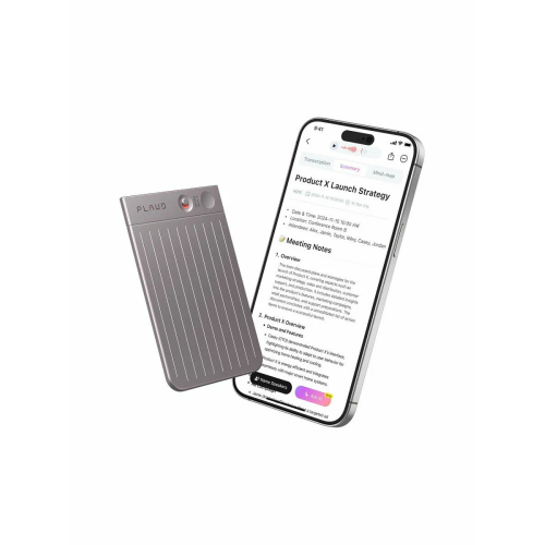 Диктофон Plaud Note ChatGPT AI Voice Recorder Starlight