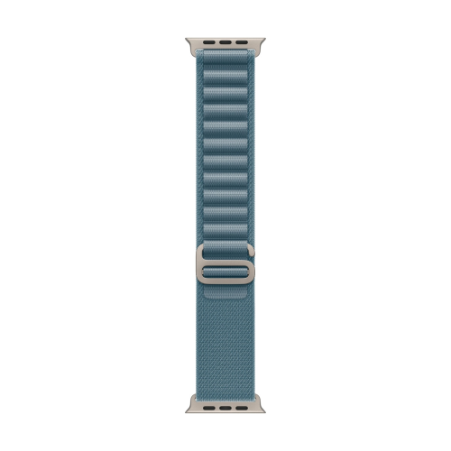 Apple Watch Ultra 3 (2025), 49 мм корпус из титана цвета «Natural», ремешок Alpine Loop размера S цвета «Light Blue»