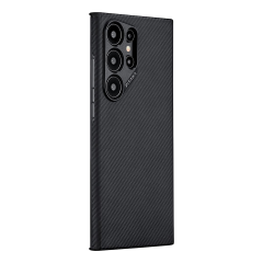 Чехол для Samsung Galaxy S24 Ultra Pitaka MagEZ 4 Case кевлар (KS2401U) Черный