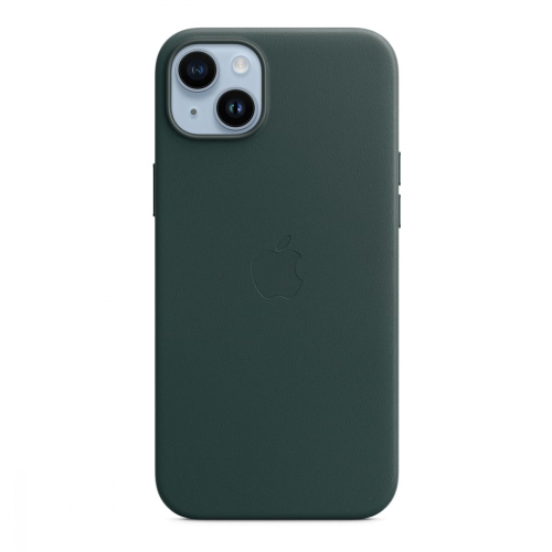 Чехол Leather Case MagSafe для Apple iPhone 14 Plus «Forest Green» Зеленый купить в Донецке ДНР