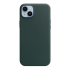 Чехол Leather Case MagSafe для Apple iPhone 14 Plus «Forest Green» Зеленый купить в Донецке ДНР