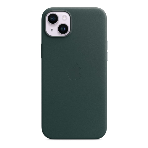 Чехол Leather Case MagSafe для Apple iPhone 14 Plus «Forest Green» Зеленый купить в Донецке ДНР