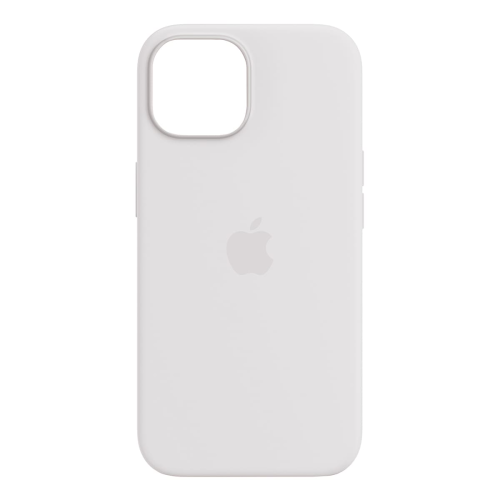 Чехол Silicone Case для Apple iPhone 15 с MagSafe White, белый купить в Донецке ДНР