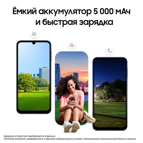 Samsung Galaxy A24 (2023) 6/128Gb Black, черный