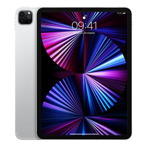 Apple iPad Pro 11 (M1, 2021, 3 gen) Wi-Fi 128Gb Silver, серебристый купить в Донецке ДНР