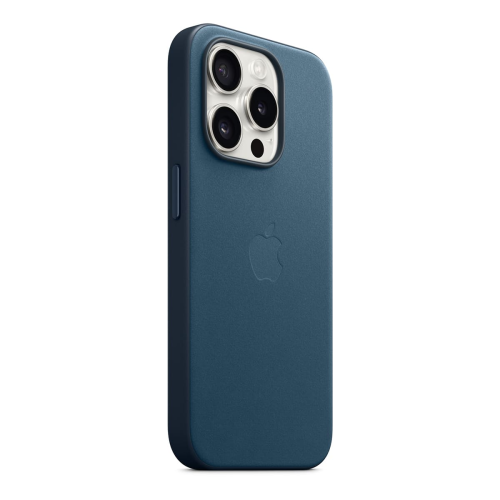 Чехол FineWoven Case для Apple iPhone 15 Pro с MagSafe Pacific Blue, синий купить в Донецке ДНР