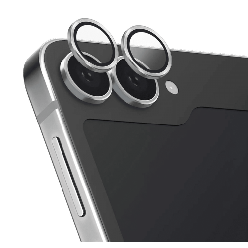 Защитное стекло для камеры Samsung Galaxy Z Flip6 UNIQ OPTIX Camera Lens protector Aluminium Silver, серебристый купить в Донецке ДНР