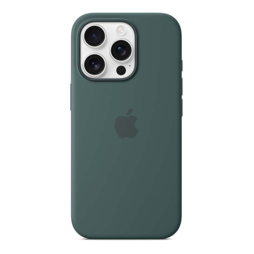 Чехол Silicone Case для Apple iPhone 16 Pro Dark Green, темно-зеленый купить в Донецке ДНР