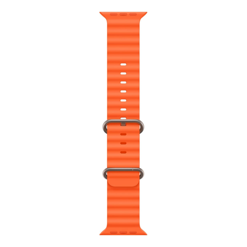 Apple Watch Ultra 2 (2023), 49 мм корпус из титана цвета «Natural», ремешок Ocean Band цвета «Orange»