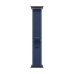 Apple Watch Ultra 3 (2025), 49 мм корпус из титана цвета «Black», ремешок Trail Loop размера M/L цвета «Blue/Bright Blue»