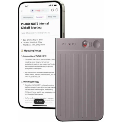 Диктофон Plaud Note ChatGPT AI Voice Recorder Starlight