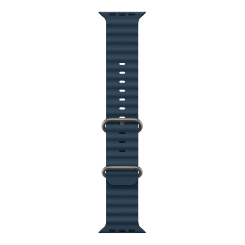 Apple Watch Ultra 2 (2023), 49 мм корпус из титана цвета «Natural», ремешок Ocean Band цвета «Blue»