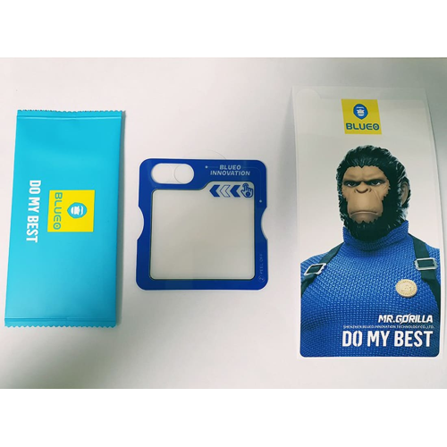 Защитное стекло для Galaxy Z Flip6, BlueO Silk Full cover Anti-Static (с рамкой, антистатик) Черный купить в Донецке ДНР