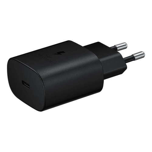 Сетевое зарядное устройство Samsung Travel Adapter Chargeur Secteur Type-C 25 Вт (EP-TA800) Black, черный купить в Донецке ДНР