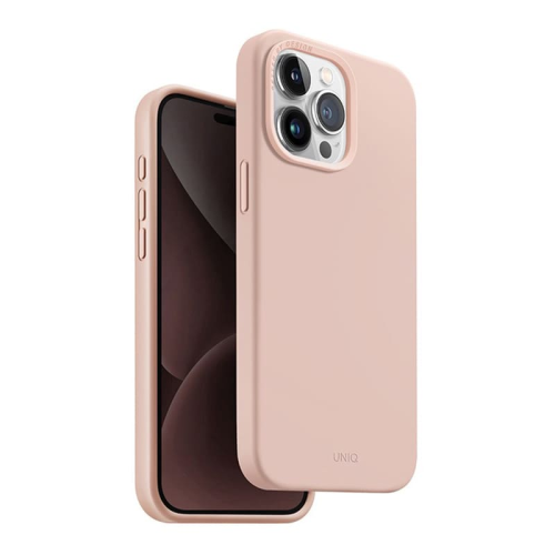 Чехол  для iPhone 15 Pro Uniq LINO Pink (Magsafe) купить в Донецке ДНР