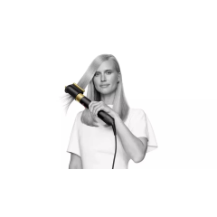 Стайлер Dyson AirWrap Long HS05 Barrel Onyx Gold, чёрный
