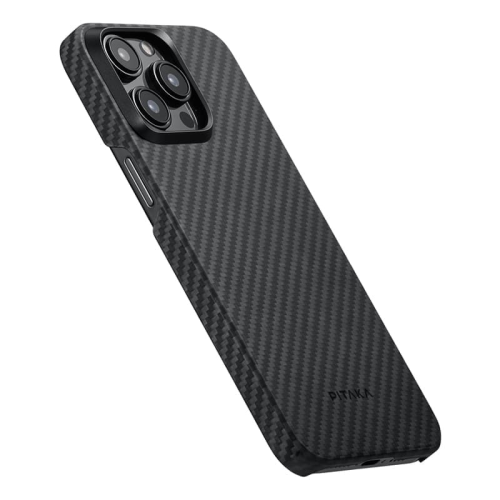 Чехол для iPhone 15 Pro Pitaka MagEZ Case 4 кевлар (арамид) (KI1501P) Черно-серый купить в Донецке ДНР