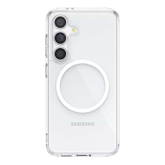 Чехол Keephone X-Crystal с MagSafe для Samsung Galaxy S24, прозрачный
