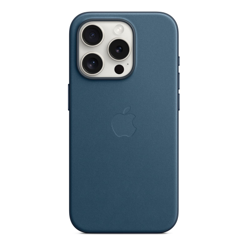 Чехол FineWoven Case для Apple iPhone 15 Pro с MagSafe Pacific Blue, синий купить в Донецке ДНР