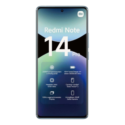 Xiaomi Redmi Note 14 Pro 12/512Gb Ocean Blue, голубой