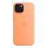 Чехол Silicone Case для Apple iPhone 15 с MagSafe  Orange Sorbet, оранжевый купить в Донецке ДНР