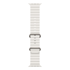 Apple Watch Ultra 2 (2023), 49 мм корпус из титана цвета «Natural», ремешок Ocean Band цвета «White»