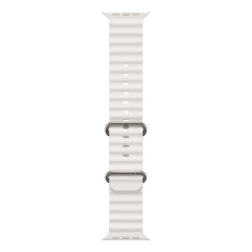 Apple Watch Ultra 2 (2023), 49 мм корпус из титана цвета «Natural», ремешок Ocean Band цвета «White»