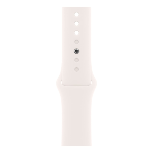Apple Watch Series 10, 46 мм корпус из алюминия цвета «Rose Gold», ремешок Sport Band размера S/M цвета «Light Blush»