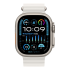 Apple Watch Ultra 2 (2023), 49 мм корпус из титана цвета «Natural», ремешок Ocean Band цвета «White»