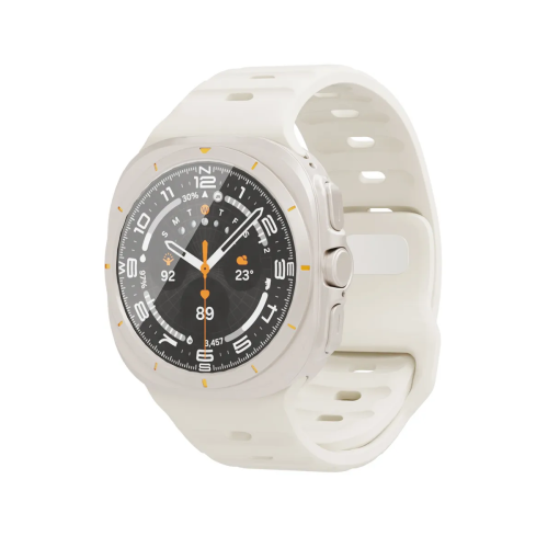 Ремешок силиконовый VLP Pulse Band для Samsung Watch Ultra 47 мм, белый