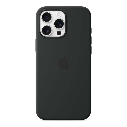 Чехол Silicone Case для Apple iPhone 16 Pro Max с MagSafe Black, черный купить в Донецке ДНР