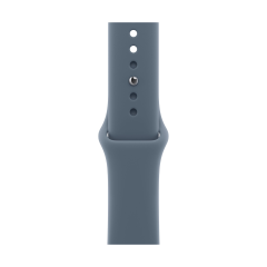 Apple Watch Series 11, 42 мм корпус из алюминия цвета «Silver», ремешок Sport Band размера M/L цвета «Anchor Blue»