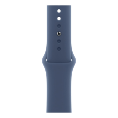 Apple Watch Series 10, 42 мм корпус из алюминия цвета «Silver», ремешок Sport Band размера M/L цвета «Denim»