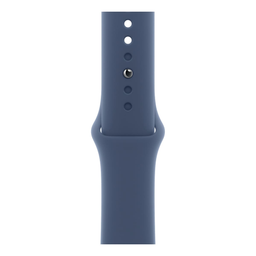 Apple Watch Series 10, 42 мм корпус из алюминия цвета «Silver», ремешок Sport Band размера M/L цвета «Denim»