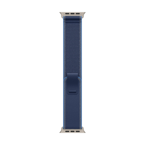 Apple Watch Ultra 3 (2025), 49 мм корпус из титана цвета «Natural», ремешок Trail Loop размера S/M цвета «Blue/Bright Blue»