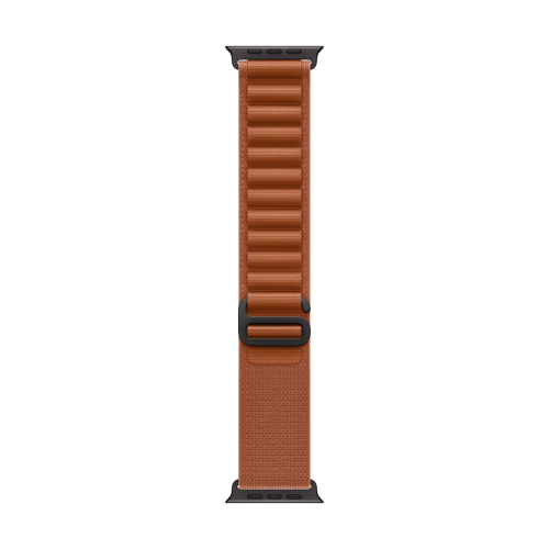 Apple Watch Ultra 3 (2025), 49 мм корпус из титана цвета «Black», ремешок Alpine Loop размера S цвета «Terra Cotta»