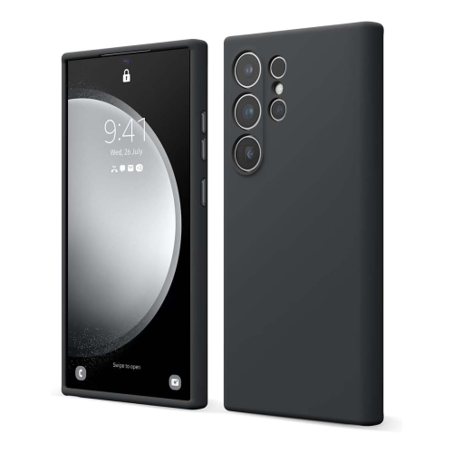 Чехол Silicone Cover для Samsung Galaxy S24 Ultra Черный купить в Донецке ДНР