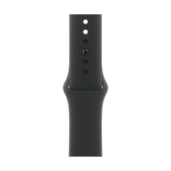 Apple Watch Series 11, 42 мм корпус из алюминия цвета «Silver», ремешок Sport Band размера S/M цвета «Black»