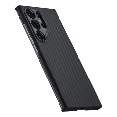Чехол для Samsung Galaxy S24 Ultra Pitaka MagEZ 4 Case кевлар (KS2401U) Черный
