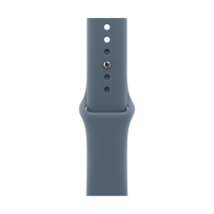 Apple Watch Series 11, 42 мм корпус из алюминия цвета «Space Gray», ремешок Sport Band размера M/L цвета «Anchor Blue»