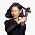 Стайлер Dyson AirWrap Complete Long HS08 Straight+Wavy, Vinca Blue/Topaz, синий/оранжевый
