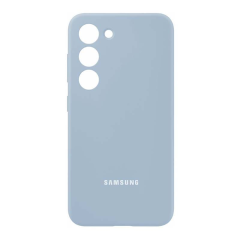 Чехол Silicone Case для Samsung Galaxy S23 Голубой