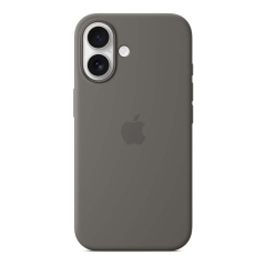 Чехол Silicone Case для Apple iPhone 16 Gray, Серый