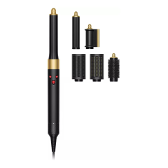 Стайлер Dyson AirWrap Long HS05 Barrel Onyx Gold, чёрный