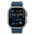 Apple Watch Ultra 2 (2023), 49 мм корпус из титана цвета «Natural», ремешок Ocean Band цвета «Blue»