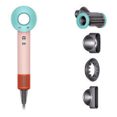 Фен Dyson Supersonic HD15 Shine Ceramic Pop, розовый/бирюзовый