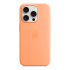 Чехол Silicone Case для Apple iPhone 15 Pro с MagSafe  Orange Sorbet, оранжевый купить в Донецке ДНР