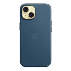 Чехол FineWoven Case для Apple iPhone 15 с MagSafe Pacific Blue, синий